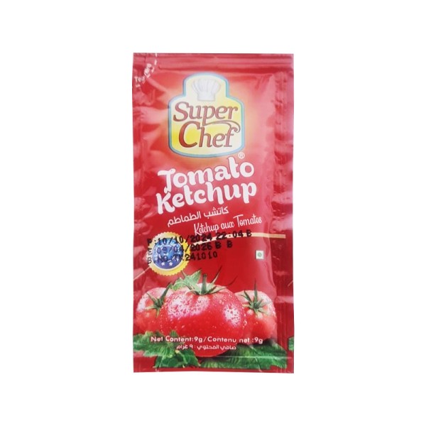 Tomato Ketchup Sachet Super Chef 1000*9gms