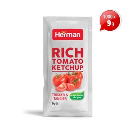 Herman Ketchup Rich Sachet 1000x9 gm