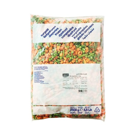 Frozen Mixed Vegetables Farmila Belgian 3 way Mix 2.5kg